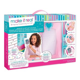 Make It Real 美麗夢工坊 手鍊禮物組 串珠 卡片 DIY 手作, 1個