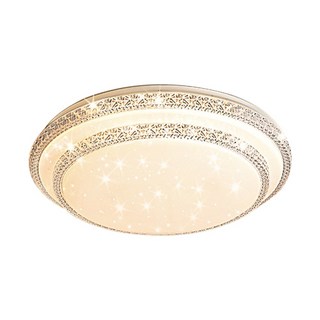 XINGMU 興沐 臥室客廳水晶吸頂燈 智慧無極調光調色 遙控吸頂燈 圓形方形長方形LED燈具, 圓形水晶