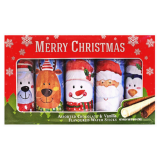 크리스마스 럭셔리 선물세트, 웨이퍼 5종, 1세트