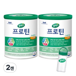 셀렉스 프로틴 고소한맛 2캔+사은품(보틀), 304g, 2개