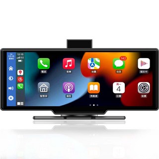 【JINPEI 錦沛】4K觸控10吋螢幕 CarPlay 電子後視鏡 行車紀錄器 WIFI 雙鏡頭 JD-18B, 主機