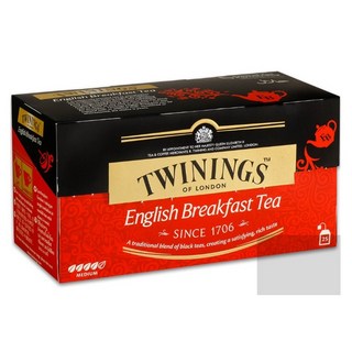 Twinings 唐寧茶 經典紅茶系列 皇家伯爵茶 英倫早餐茶 2g*25入, 1個, 英倫早餐茶/25入 效期2028/4