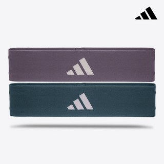 아디다스 힙딥 힙업밴드 레거시 2종 세트 중강 ADTB-10711 스쿼트밴드 힙밴드, 1세트, 퍼플블루