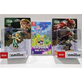 NS 薩爾達傳說 智慧的再現 中文版 組合包 (amiibo 薩爾達 + 蓋儂多夫), 單遊戲