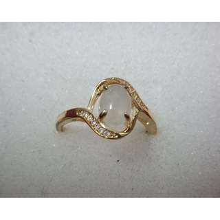 羊脂白玉活圍戒指，可調節尺寸，溫潤典雅，襯托氣質