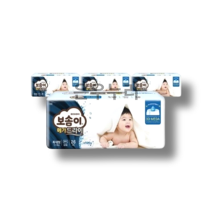 보솜이 메가드라이 팬티형 기저귀 남아용, 특대형(XL), 104매