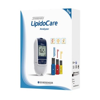 SD리피도케어 콜레스테롤 측정기 풀세트 측정기/리피드 프로파일 25T/코드프리 혈당시험지50매/알콜솜100매, 1세트, 콜레스테롤플세트