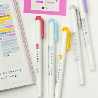 마일드라이너 형광펜, 다크그레이, 2개