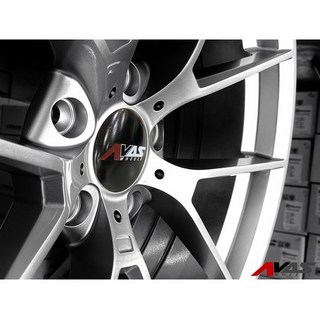 麗車坊 鋁圈 Replica B814 旋鍛 19吋 5孔120, 銀, 1個