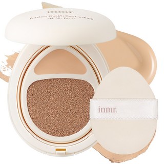 인뮤 포어레스 듀얼핏 컨실러 & 파운데이션 2in1 에그 쿠션 (기미 잡티 주근깨 모공 커버), 23N, 1개