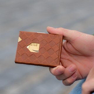 익센트리 체스브라운EX027 카드지갑