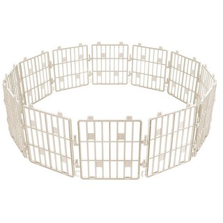 푸르미 매직펜스 12단 분리형 울타리, 베이지, 1세트