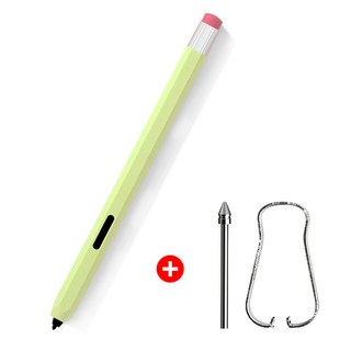 에코아미 갤럭시탭 S펜 연필 케이스 S6 라이트 + 메탈 펜촉 세모형(핀셋 포함), 1개, 그린