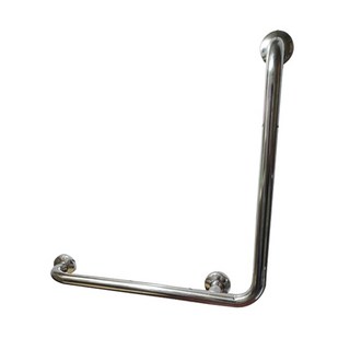 【海夫健康生活館】斜坡板專家 304不鏽鋼 L型安全扶手 管徑31.8mm/管徑38.1mm(SL318/SL381), 1個
