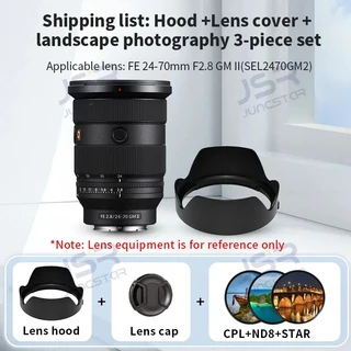 ALC-SH168 라이트 쉴드 교체용 소니 호환 FE24-70mm F2.8GM II 렌즈 및 조정 가능한 PL 필터, 07 Set 2, 01 번들 2