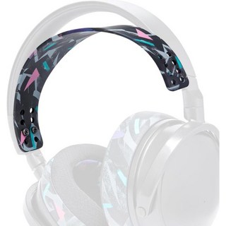 WC Headband Z Maxwell - Audeze Maxwell을 위한 업그레이드된 실리콘 머리띠 by Wicked Cushions Earpad 디자인으로 유연성 편안함, 90's Black