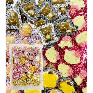 일본 단세이도 산리오 캐릭터 초콜릿 모듬 4종 60개입 마이멜로디 키티 폼폼푸딩