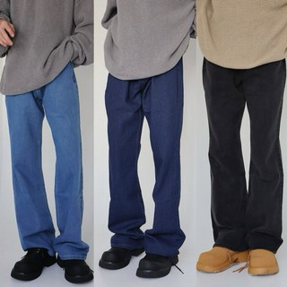 Tasteful_tw 完美比例修長神器落地感牛仔喇叭褲 - 韓系修身百搭款