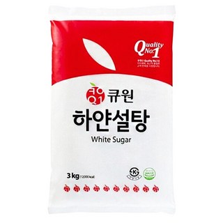 큐원 하얀설탕 3kgx3개 슈가 백설탕, 3kg, 3개