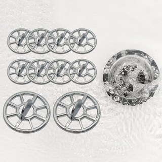 더블슬릿 욕조 마개 거름망, 실버거름망(10개), 10개