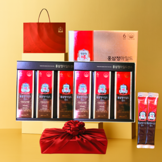 정관장 홍삼정 에브리타임 마일드 스틱 30포 센스 +설 명절 부모님 면역력 건강선물, 300g, 2세트