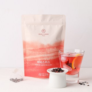 [골든티어워드 우승제조] 해솔당 히비스커스 프리미엄 티백 생분해필터, 1개, 30개입, 1.2g