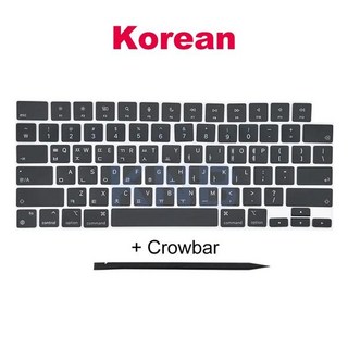 노트북 키보드 키 키 캡 검정색 MacBook Air M2 M3 13.6 15 A2681 A2941 A3113 A3114 Keycap 2022 2024 년, [07] Korean