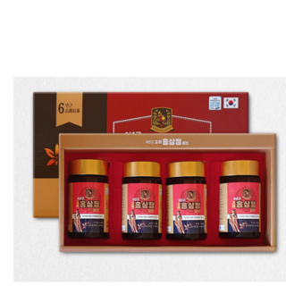 6년근 국내산 고려홍삼정 240g 4병 고품격 선물포장 환절기 기침 피곤할때 물에타먹는 홍삼차 홍삼농축진액 홍삼추출 홍삼청 홍삼 인삼 차 음료 홍삼티 면역건강 추천 효과, 4개