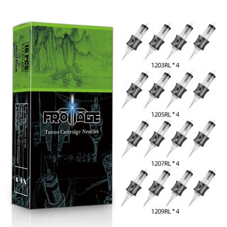 FROTAGE 刺青墨水針盒 16入 割線/打霧通用, 1個, 割線圓針03/05/07/09RL