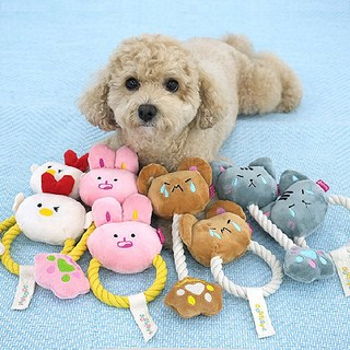 강아지 패리스독 피너츠 로프토이 애견 장난감 [랜덤발송] 1P