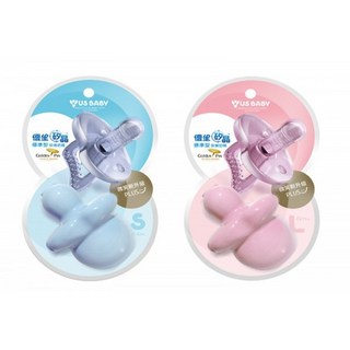 優生 US BABY 矽晶安撫奶嘴 微笑新升級 標準型/拇指型/雙扁型(S/L), 1個, 拇指型L(綠)