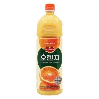 델몬트 오렌지100 주스, 1.5L, 1개