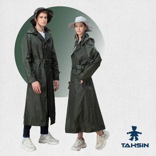 達新牌 陸官全開雨衣 一件式雨衣 可調節腰帶 可拆式雨帽