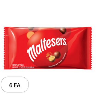 몰티져스 밀크 초콜렛, 37g, 6개