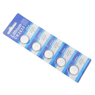 CR2032 大電流大鈕扣水銀電池 3V鈕釦電池 鈕扣型電池 水銀鈕扣電池 鈕扣鋰電池（一卡5顆售）, 1個