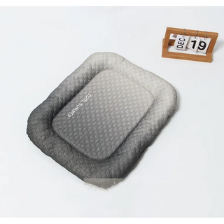 KBKXOZ 사계/아이스 네스트 아이스 패드 절강아지 쿨방석 반려동물 아이스 쿨매트/순면 방석 고양이 집/개집, 1개, 그라데이션 그레이