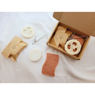 제로웨이스트 키트 친환경 제품 답례품 돌잔치 단체 행사 기념품 워싱바S, 코코넛고리, 1개