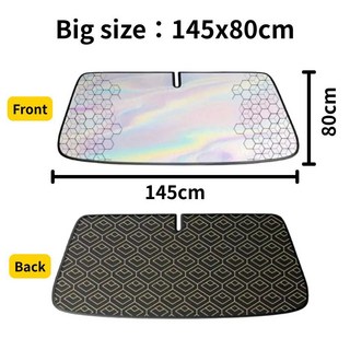 Nissan Sentra 前擋遮陽板 可折疊收納, 1個, (非專用)通用薄款-145x80cm