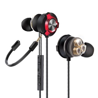 코시 타이쿤 트리플 드라이버 게이밍 이어폰, 블랙, EP2072G