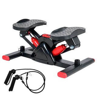 V型踏步機 附拉繩, 黑紅色