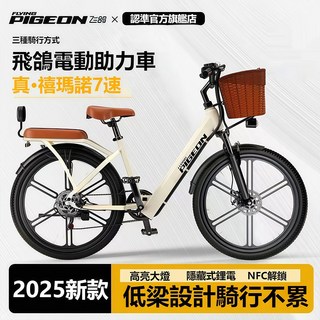 保固 電動腳踏車 24吋 電動自行車 隱藏式鋰電池 智能電動車 7段變速碟剎, 1個, 北極白-單速/速度傳感/碟剎/能量回收,6Ah 【體驗款】