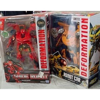 變形機器人 百變工程 變形金剛 變形巴士 超級大變形 超變戰將 適合三歲以上兒童, 1個, 百變工程-紅白
