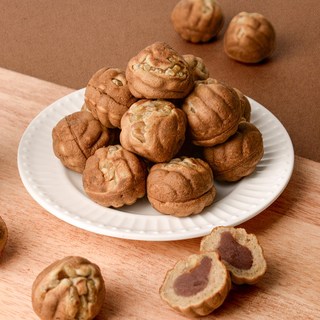 당일생산 / 밀가루0% / 연월 찰보리호두과자, 15g, 100개