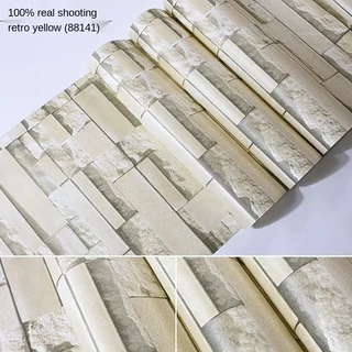 벽돌 패턴 벽지 3d 스테레오 벽 배경 미용실 이발소, 05 F