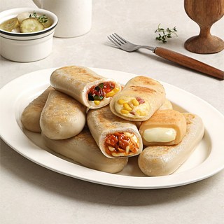 [다신샵] 저당 곤약현미 떡마리 4종 혼합세트(콘치즈+피자+통모짜+치즈떡볶이) / 키토 저당떡, 20개, 100g