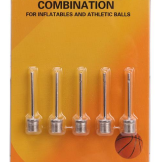 에스미코 농구공 축구공 공기주입기 노즐 바늘핀 5P, 1개, 실버