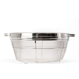 덕흥 스텐 원형 소쿠리 양수 325 1단 12메쉬, 1개