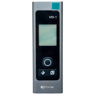 ProTap激光測距儀 MS-1，高精度測量，多功能Type-C充電，輕巧便攜, 1個