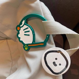 哆啦A夢 金屬登山扣 書包掛件 鑰匙扣, 1個, 叮噹貓【側臉】