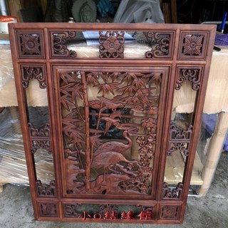 小o結緣館 松鶴竹子喜鵲梅花窗花屏風隔間